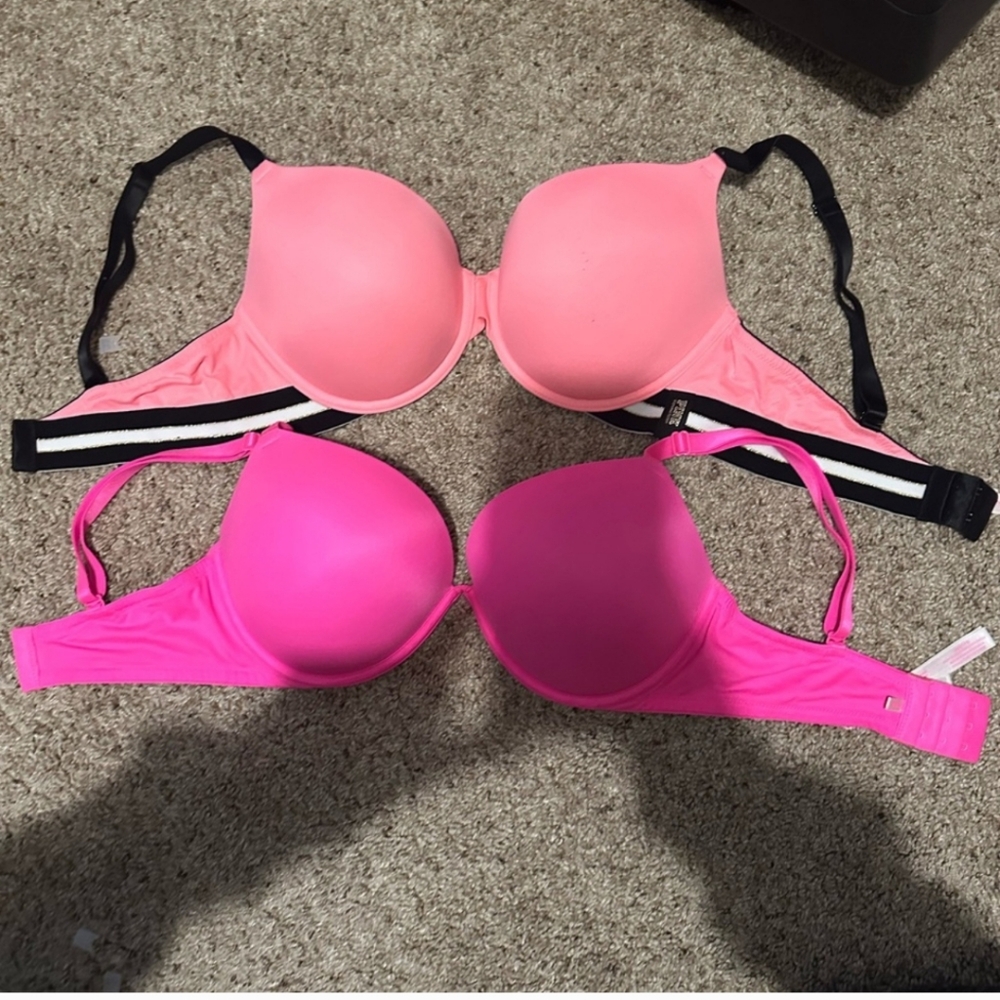 Two Victoria’s Secret PINK Bras